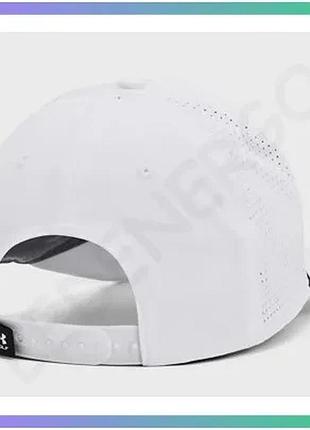 Кепка under armour m driver snapback біла чоловіча спортивна кепка для захисту від сонця та комфорту sku_1383484-100