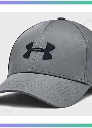 Кепка under armour storm blitzing adj сірий чоловіча спортивна кепка для активного відпочинку sku_1369781-012