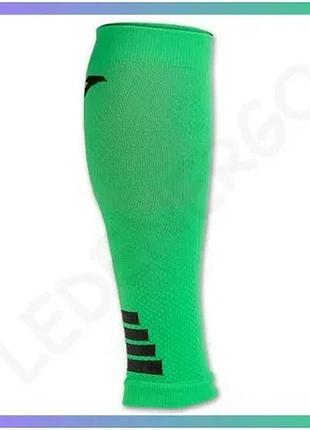 Гетры joma leg compression зеленые 39-42 для футбола и спорта компрессионные унитекс sku_400289.021