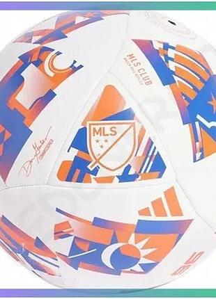 Футбольний м'яч adidas mls club тренувальний для дітей розмір no5 для гри на траві м'яч для футболу sku_ip1626