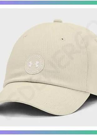 Кепка under armour w iso-chill armourvent adj бежевый для женщин спортивная с вентиляцией sku_1383445-273