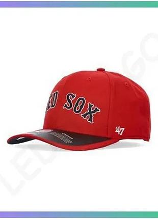 Кепка-тракер 47 brand dp boston red sox червоний унісекс спортивний стиль з регульованою застібкою sku_b-repsp02wbp-rd