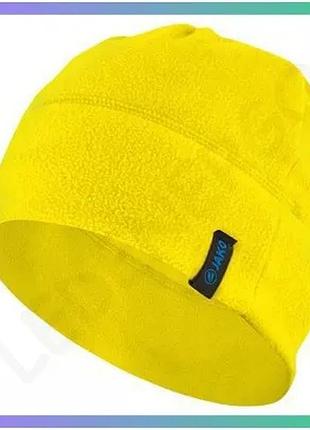 Шапка jako fleece cap желтая унисекс из микрофлиса для спорта и активного отдыха sku_1224-03