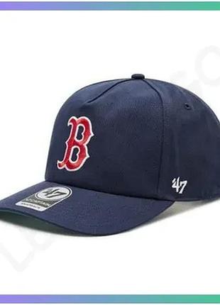Кепка snapback 47 brand boston red sox captain dtr темно-синяя зеленая унисекс для активного отдыха sku_b-ntskt02gwp-ny