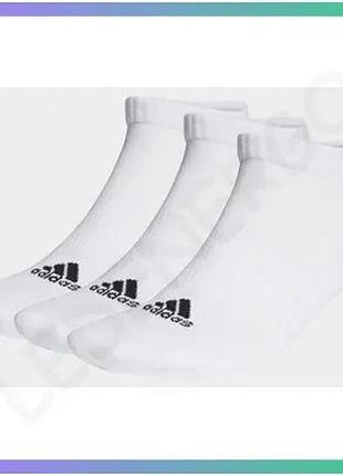 Шкарпетки adidas c spw low 3p белые унисекс 40-42 для спорта и активного отдыха sku_ht3434