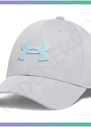 Кепка under armour m blitzing low str сірий m/l чоловіча спортивна кепка дихаюча комфортна sku_1376700-011
