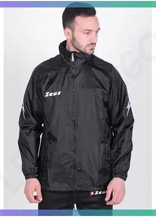 Ветровка zeus k-way rain черная для мужчин xxl защитная куртка от дождя и ветра sku_z00316