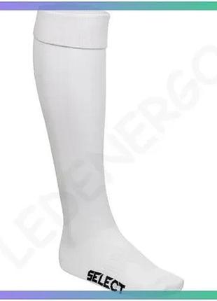 Гетры select football socks club белые унисекс 33-36 для футбола спортивные носки sku_655282-000