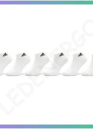 Шкарпетки adidas c spw ank 6p белые черные унисекс 37-39 спортивные носки для активного отдыха sku_ht3442