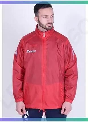 Ветровка zeus k-way rain красная xxxl для мужчин защита от дождя и ветра sku_z00317