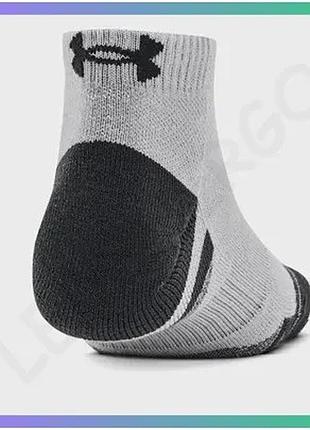Спортивные носки under armour performance tech 3pk low серые унисекс xl для активного отдыха и трениро sku_1379504-011