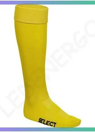 Гетры select football socks club v22 желтые унисекс 28-32 для футбола спортивные носки sku_655282-555