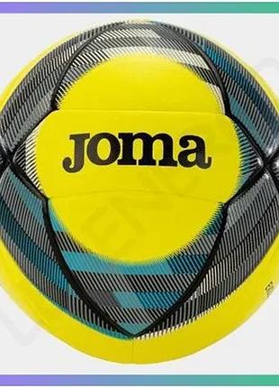 Футбольный мяч joma evolution iii желтый черный синий унисекс 5 размер для игры в футбол sku_401240.061.5