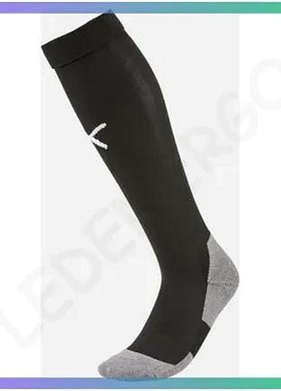 Гетры puma team liga socks core черные унисекс 47-49 для футбола и тренировок sku_703441-03