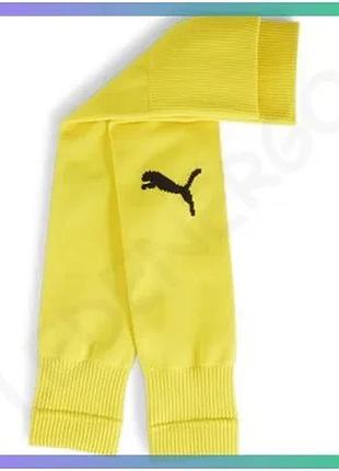 Гетры puma teamgoal sleeve sock желтые 35-38 футбольные носки для мужчин унисекс sku_706028-07