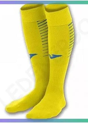 Гетры joma premier желтые унисекс 34-39 для футбола с антибактериальными свойствами sku_400228.907