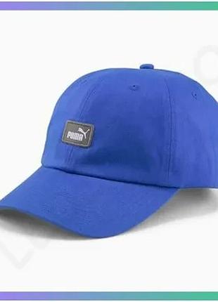 Кепка puma ess cap iii синя унісекс спортивна 100% бавовна класична кепка для активного відпочинку sku_023669-12