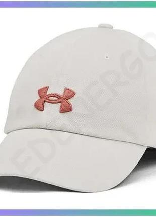 Кепка under armour women's blitzing adj бежевий жіноча регульована спортивна кепка для захисту від сон sku_1376705-114