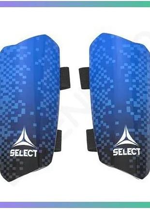 Футбольные щитки select shin guards standard v23 синий черный l для защиты ног 160-180 см sku_647610-125