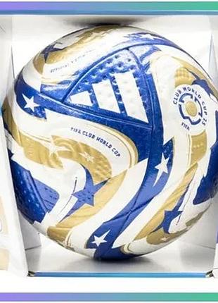 Футбольный мяч adidas world cup usa 2025 finale omb матчевый для игры с fifa quality pro sku_jn7371