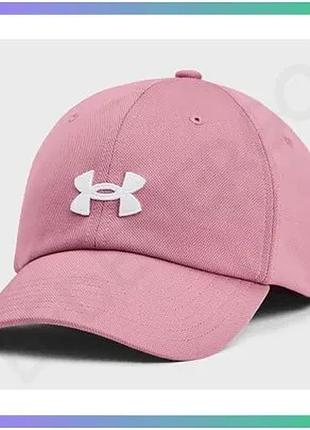 Кепка under armour w women's blitzing adj рожевий спортивна кепка для жінок комфортна стильна кепка sku_1376705-697