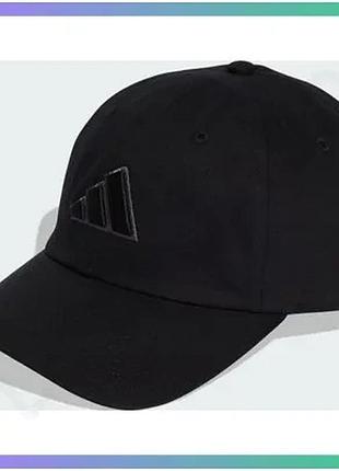 Кепка adidas dad cap big log черная унисекс 54-55 см спортивный стиль кепка с логотипом sku_ka7187
