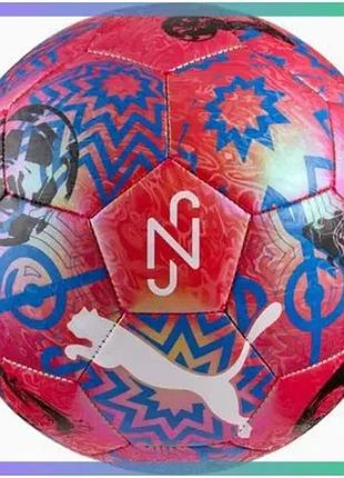 Футбольний м'яч puma neymar jr graphic червоний синій 5 для гри у футбол унісекс sku_084882-01