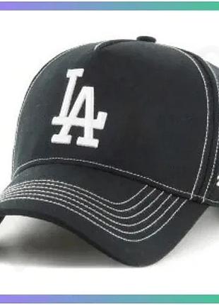 Кепка 47 brand los angeles dodgers contrast s черная унисекс для защиты от солнца и комфорта sku_condt12gws-bk