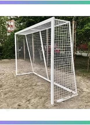 Антивандальні ворота для міні-футболу та гандболу 3000х2000 мм з анкером для вулиці спортивне обладнан sku_ss00011