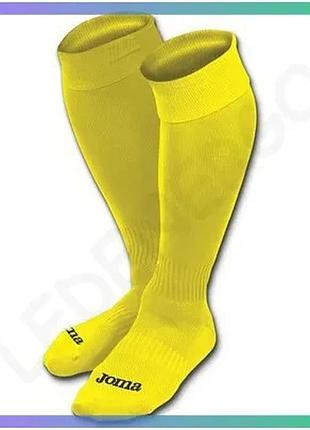 Гетры joma classic iii желтые унисекс 34-39 для футбола эластичные с антибактериальной защитой sku_400194.900