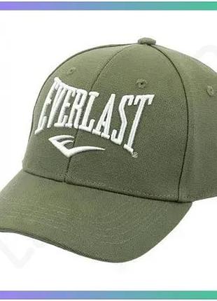 Кепка everlast hugy хакі унисекс 100% хлопок для прогулок и тренировок sku_899340-70-20