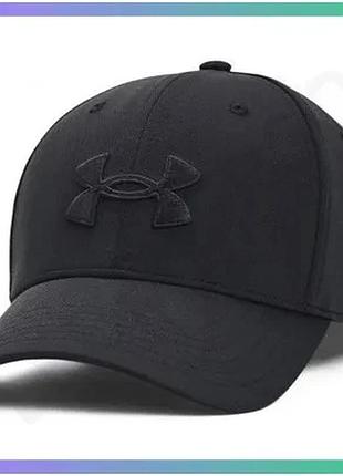 Кепка under armour men's blitzing adj чорна чоловіча регульована кепка для спорту та активного відпочи sku_1376701-002