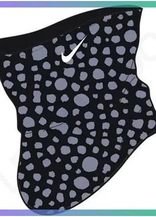 Баф nike neckwarmer 2.0 reversible черный белый унисекс для зимних видов спорта и активного отдыха sku_n.100.0654.462.os