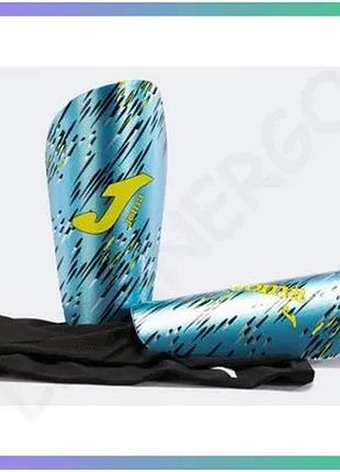 Щитки joma spider бірюзові для футболу чоловічі l зростом 180-190 см захист для ніг sku_401488.011