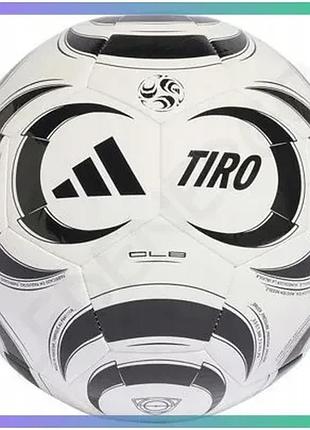 Футбольний м'яч adidas tiro club для дітей розмір 4 аматорський термополиуретан для натуральної трави sku_jw1530_4