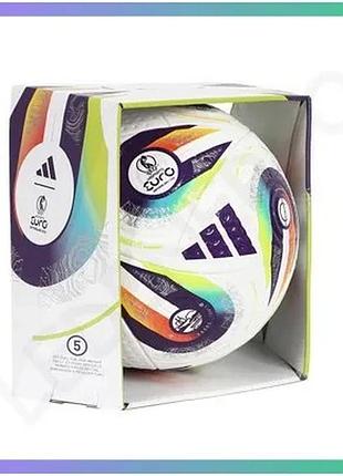 Офіційний футбольний м'яч adidas uefa women's euro 2025 професійний для матчів натуральна трава номер sku_jh1261