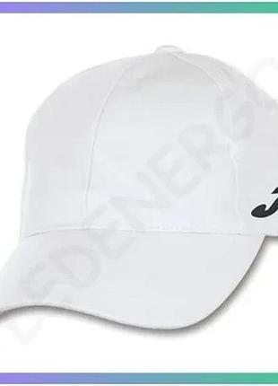Кепка joma cap cotton біла для дітей спортивна з бавовни з козирком для активного відпочинку sku_400089.200