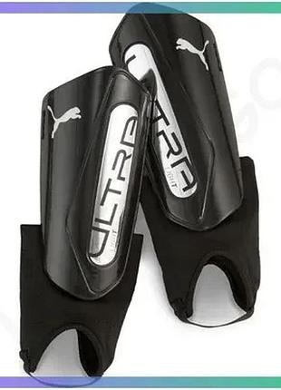 Щитки puma ultra light ankle черные детские для футбола xs рост 95-115 см защитное снаряжение sku_030991-03
