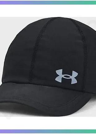 Кепка under armour w iso-chill launch adj чорна жіноча для бігу легка дихаюча з пов'язкою для поту sku_1383478-001