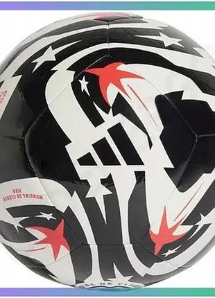 Футбольний м'яч adidas fcwc club розмір no5 для дітей на натуральному газоні тренувальний м'яч sku_jd3822