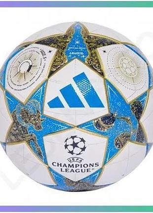 Футбольний м'яч adidas ucl league stage 25/26 розмір no5 для гри високої якості з сертифікатом fifa qu sku_jp1540
