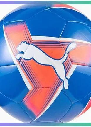 Футбольний м'яч puma prestige синій червоний 5 для рекреаційного футболу м'яч для гри sku_084585-06