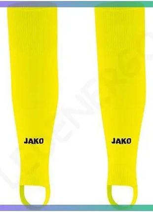 Гетри jako glasgow 2.0 жовті без шкарпетки для дітей s до 120см комфортні футбольні гетри sku_3414-31