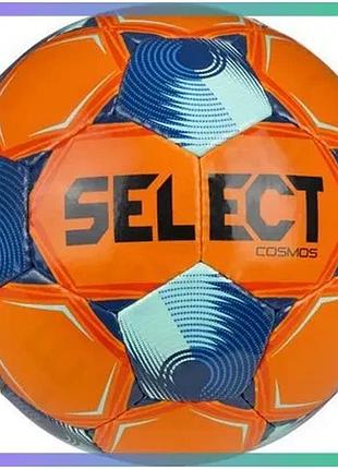 Футбольный мяч select cosmos v26 оранжевый синий 4 для игры на гравийных и каменистых поверхностях sku_069427-013