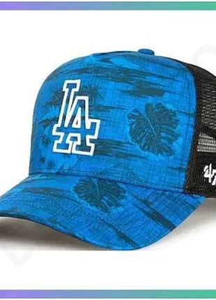 Кепка-тракер 47 brand la dodgers fiji offside dt синя чорна унісекс для захисту від сонця sku_fijdt12ptp-ny