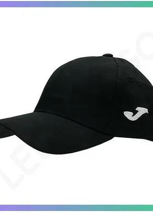 Кепка joma cap cotton черная унисекс 100% хлопок для спорта и активного отдыха sku_400089.100