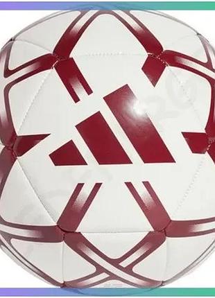 Футбольний м'яч adidas starlancer club для тренувань і матчів розмір no5 аматорський м'яч для футболу sku_jh3745