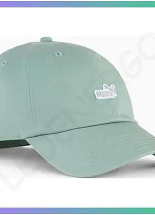 Кепка puma ess no. 1 logo patch bb cap зелена унісекс m спортивна кепка для активного відпочинку sku_025997-04