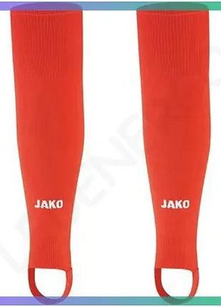 Гетри jako glasgow 2.0 без шкарпетки помаранчеві для дітей m 120-140см футбольні гетри для спорту sku_3414-18