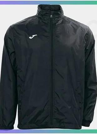 Вітровка joma iris чорна чоловіча m регульована з капюшоном для футболу та активного відпочинку sku_100087.100